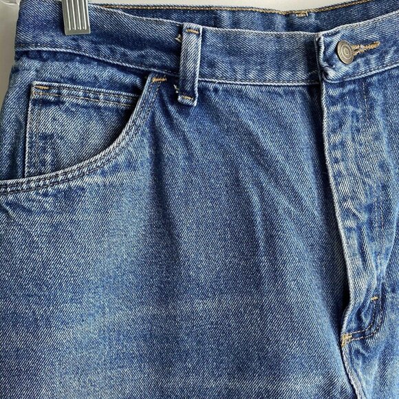 Gitano Women’s Mom Jeans 32 X 31 High Waisted Tapered Leg Blue Denim Vtg 90's - Picture 7 of 12